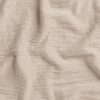 Light beige sheet with gathered texture and stitched detailing