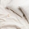 Close up shot of crane home bedding