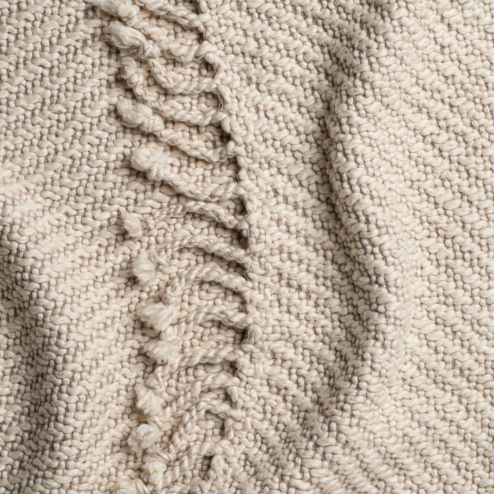 CH-200TH-2_(2)_CLOSE Close-up of cable knit throw with mixed braided and ribbed patterns