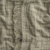 Close up shot of crane home bedding