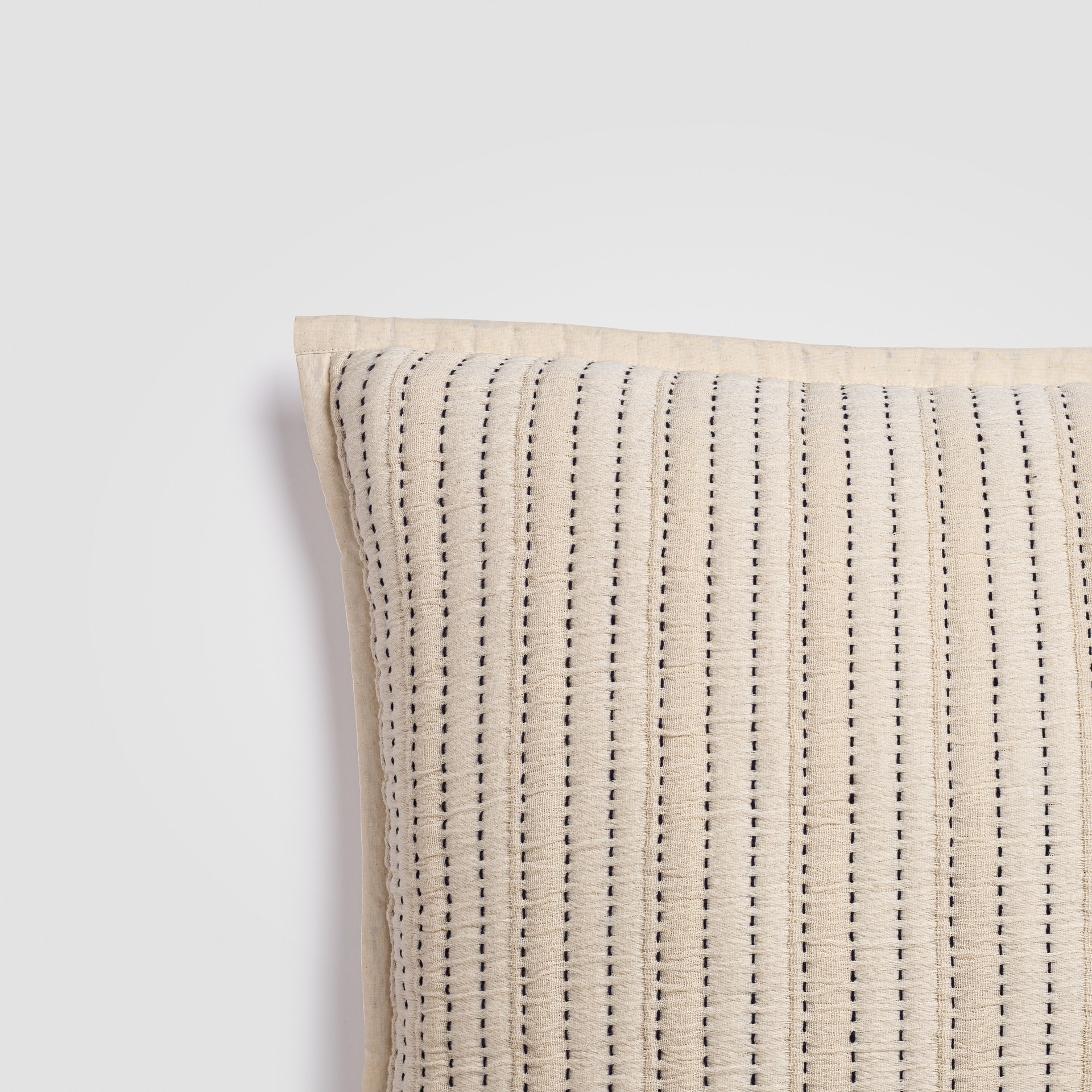 Crane home bedding posed on white background