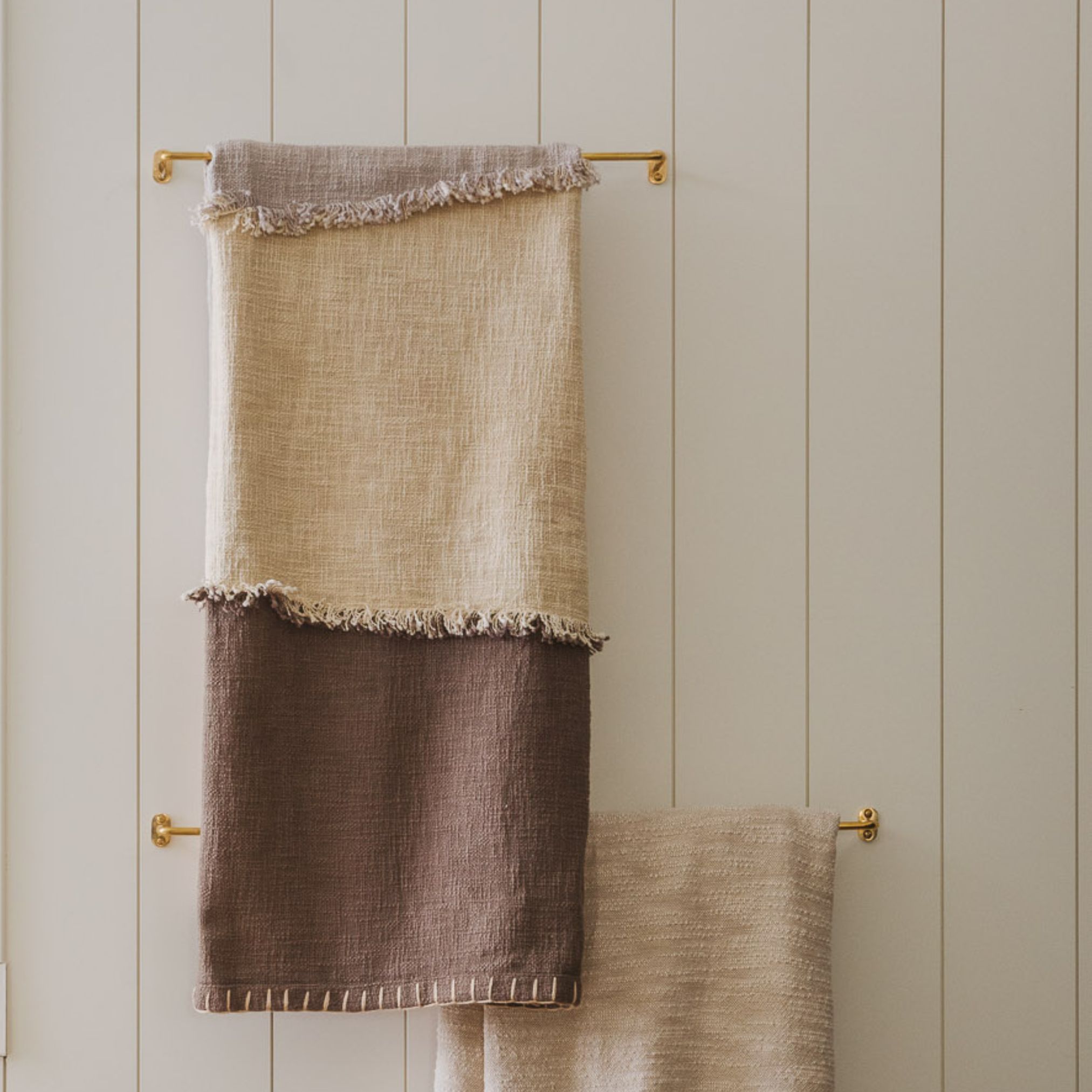 Crane home bedding posed in a real bedroom