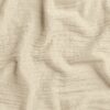Close up of crane home bedding fabric to show detail