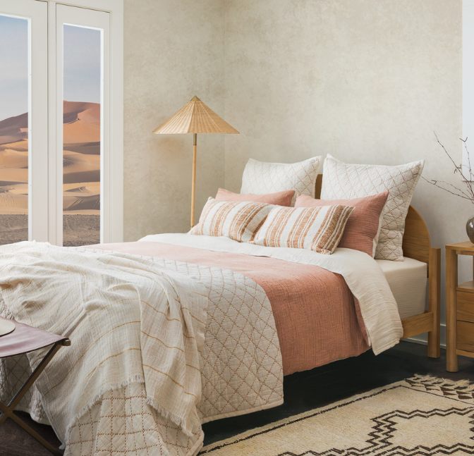 Image of a Dune collection bed set